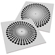 Swirl Flow Pattern Decorative Diffuser